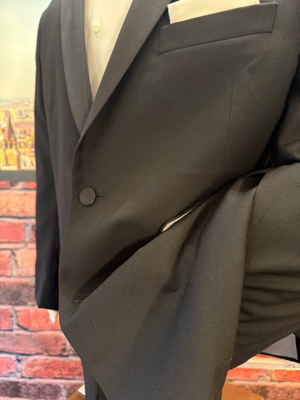 Vera Wang Black Label Tuxedo Coat - Picture 14 of 17